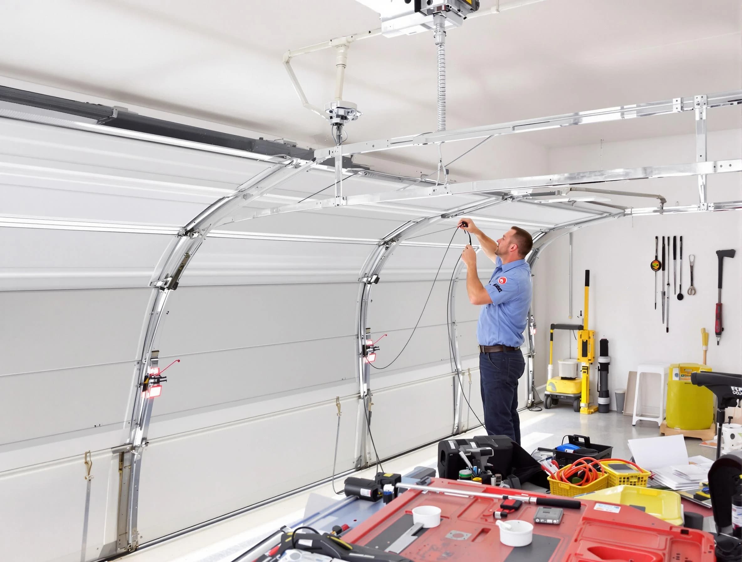 Garage door cable repair service by Wyndham Garage Door Repair in Wyndham