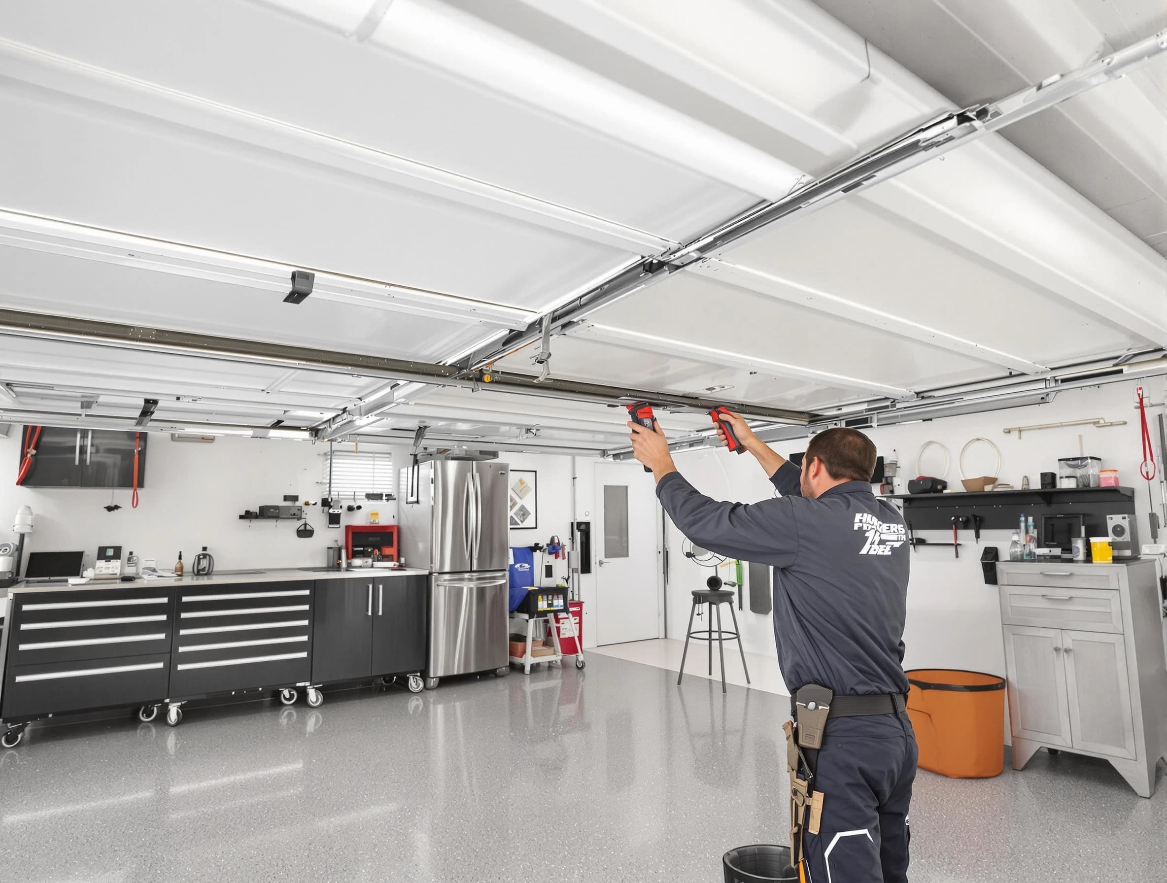 Overhead garage door repair service by Wyndham Garage Door Repair in Wyndham