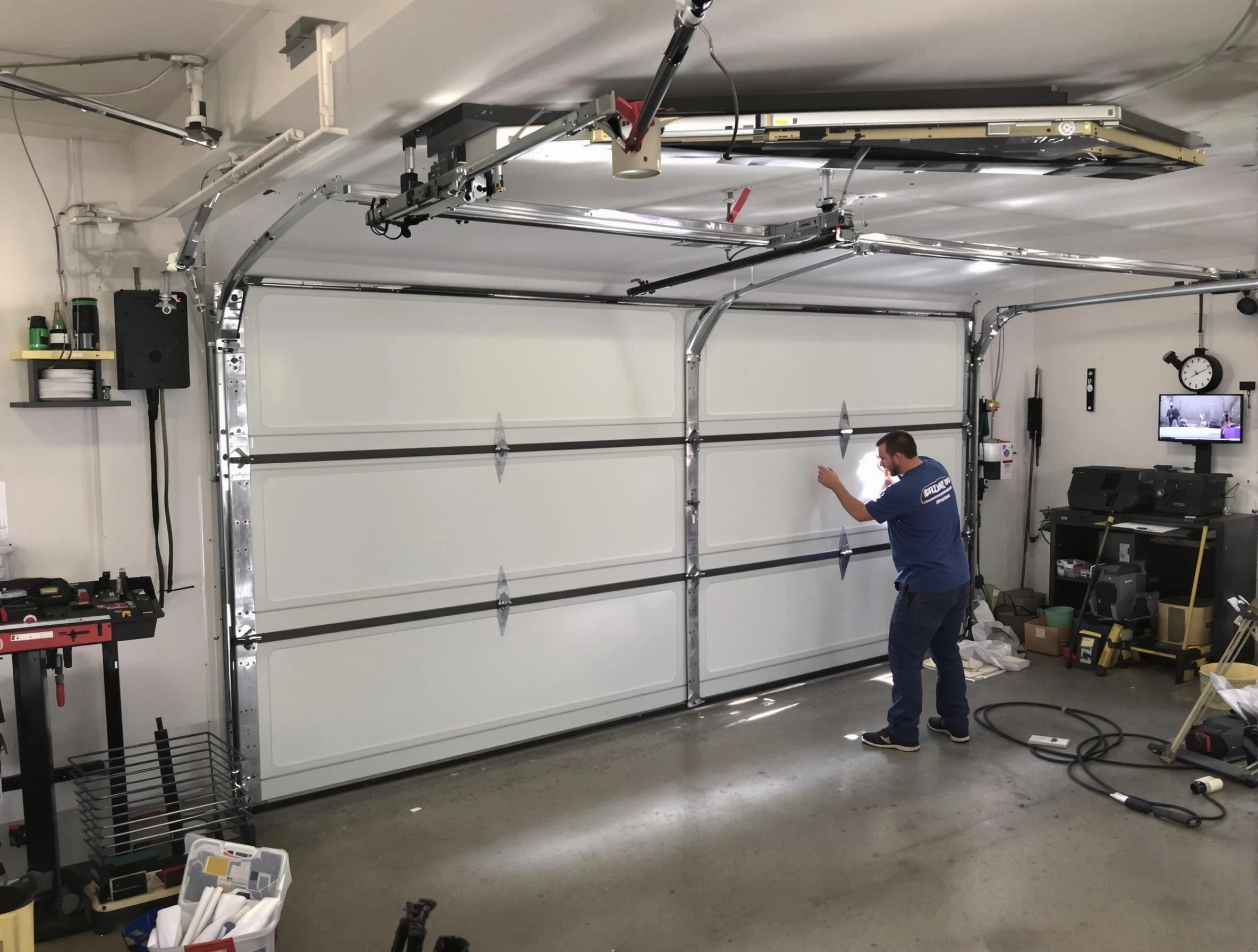 Professional garage door repair service by Wyndham Garage Door Repair in Wyndham