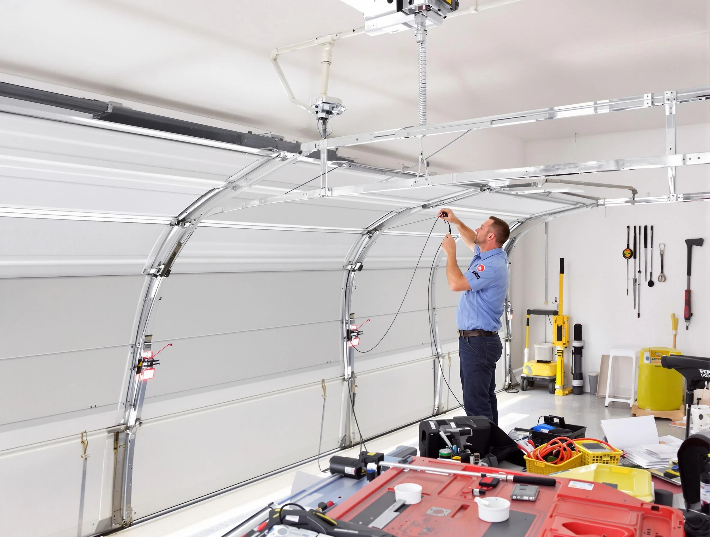 Garage door cable repair service by Wyndham Garage Door Repair in Wyndham