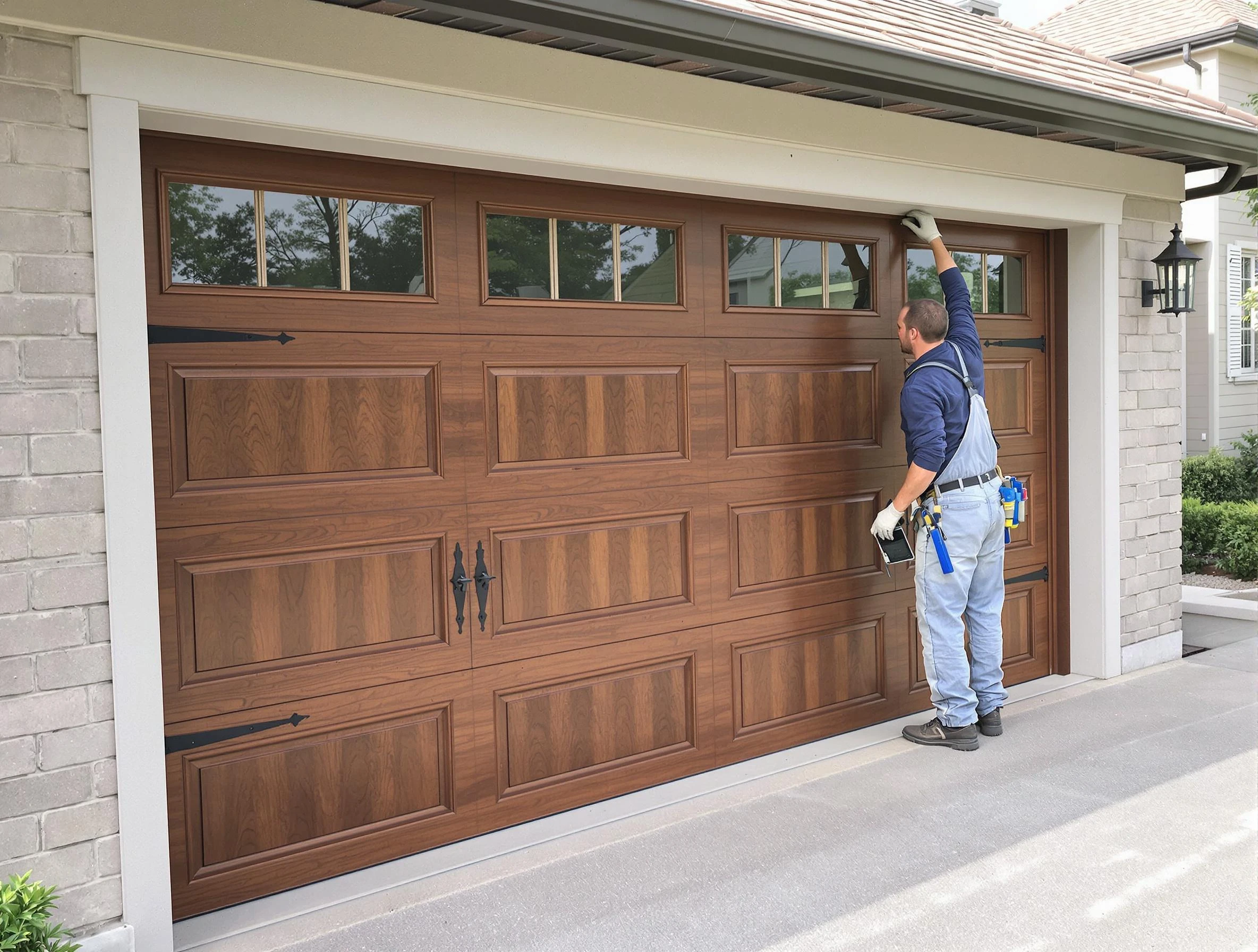 Custom garage door showcase by Wyndham Garage Door Repair in Wyndham