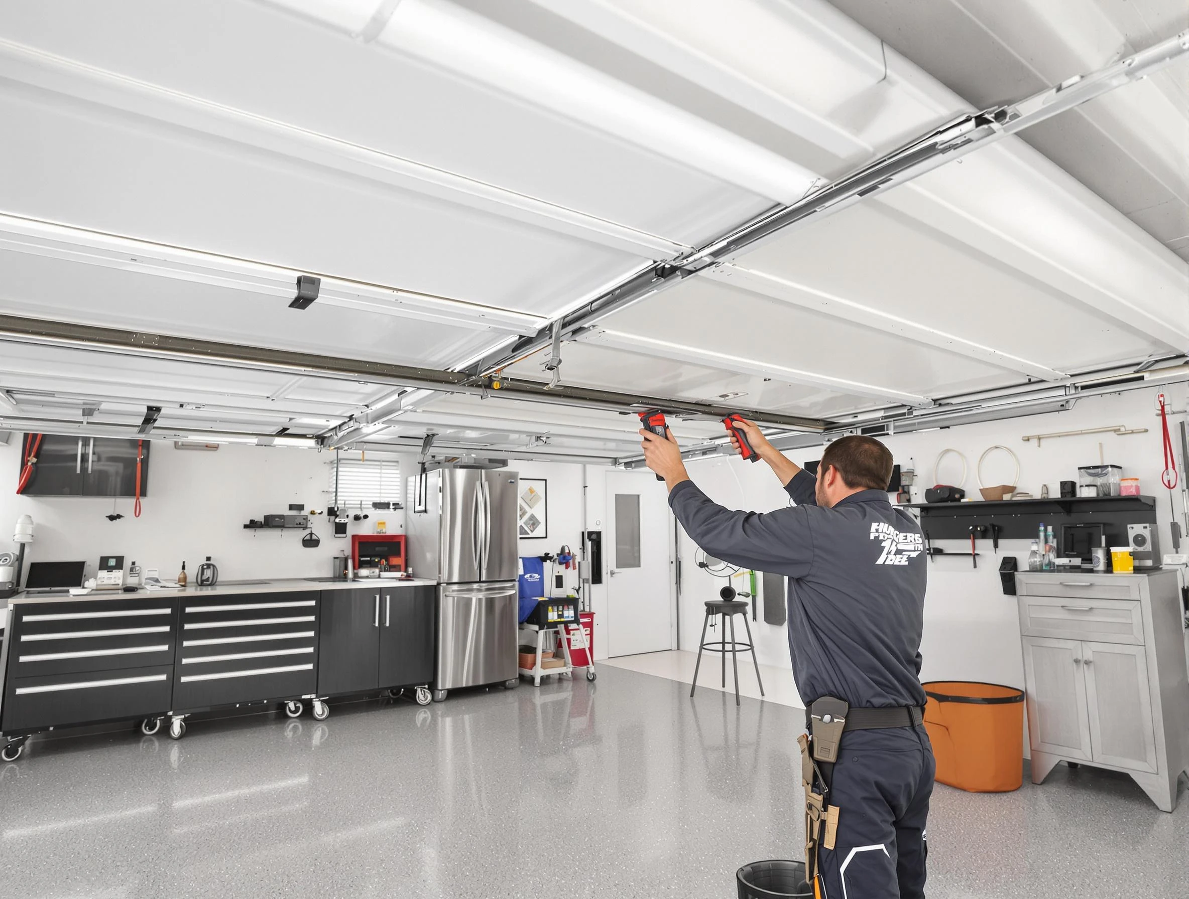 Overhead garage door repair service by Wyndham Garage Door Repair in Wyndham